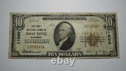 $10 1929 West Bend Wisconsin WI National Currency Bank Note Bill Ch. #11060 RARE