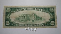 $10 1929 West Bend Wisconsin WI National Currency Bank Note Bill Ch. #11060 RARE