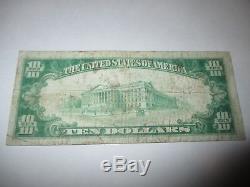 $10 1929 Westfield Massachusetts MA National Currency Bank Note Bill! #190 VF