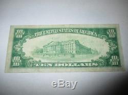 $10 1929 Westfield Massachusetts MA National Currency Bank Note Bill! Ch. #1367