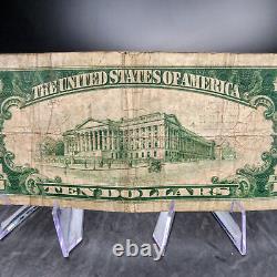$10 1929 Wheeling West Virginia WV National Currency Bank Note Bill #5164
