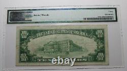 $10 1929 White South Dakota SD National Currency Bank Note Bill #6294 VF30 PMG
