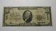 $10 1929 Williamson West Virginia Wv National Currency Bank Note Bill! Ch. #6830