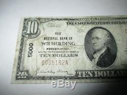 $10 1929 Wilmerding Pennsylvania PA National Currency Bank Note Bill Ch. #5000