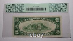 $10 1929 Wilmington Delaware DE National Currency Bank Note Bill #3395 VF30 PCGS