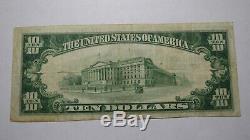 $10 1929 Winfield Kansas KS National Currency Bank Note Bill Ch. #3218 VF+