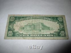 $10 1929 Wisner Nebraska NE National Currency Bank Note Bill! Ch. #4029 FINE