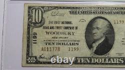 $10 1929 Woodbury New Jersey NJ National Currency Bank Note Bill Ch #1199 VF30