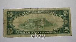 $10 1929 Yonkers New York NY National Currency Bank Note Bill Ch. #653 FINE