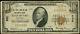 $10 Fond Du Lac Wisconsin First National Bank 1929#555national Currency
