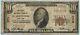 $10 National Currency 1929-t1 Ch#375 1st National Bank, St Johnsville, Ny F+
