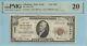 $10 National Currency 1929-t1 Ch#7009 1st Nat. Bank, Allegany, Ny Pmg 20
