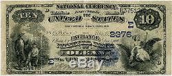 $10 National Currency Exchange National Bank of Olean New York