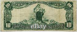 $10 National Currency First National Bank New Windsor, Maryland, VF