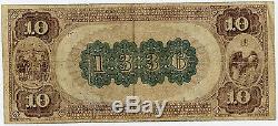 $10 National Currency Merchants National Bank of Baltimore Maryland 1885