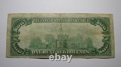 $100 1929 Chicago Illinois National Currency Note Federal Reserve Bank Note