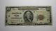 $100 1929 Chicago Illinois National Currency Note Federal Reserve Bank Note Vf