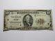 $100 1929 Chicago National Currency Fancy Serial # Federal Reserve Bank Note F++