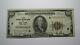 $100 1929 New York City Ny National Currency Note Federal Reserve Bank Note Vf