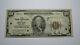 $100 1929 New York City New York Ny National Currency Note Federal Reserve Bank