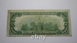 $100 1929 New York City New York NY National Currency Note Federal Reserve Bank