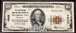 $100 National Currency Note The First National Bank and Trust Oklahoma City