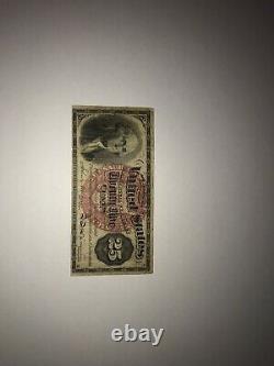 1863 US 25 Cents Fractional Currency, National Bank Note Co
