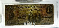 1875 $1 National Bank Providence Rhode Island RI Currency US Item #5822F