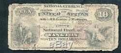 1882 $10 Bb The First National Bank Of Yankton, Sd National Currency Ch. #2068