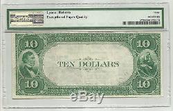 1882 $10 Lowry Bank Atlanta GA National Currency Note #5318 PMG 30 Very Fine EPQ