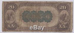 1882 $20 Brownback National Currency Bank of Louisville Kentucky CH. #4956