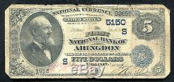 1882 $5 Db The 1st National Bank Of Abingdon, Va National Currency Ch. #5150