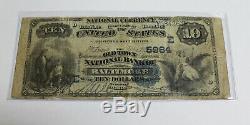 1882 US $10 National Currency Old Town Bank of Baltimore Bank Note Ch. #5984