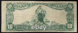 1902 $10.00 National Currency, The Safe Deposit National Bank of New Bedford, MA