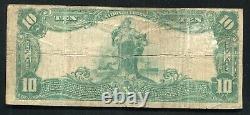 1902 $10 East Tennessee National Bank Knoxville, Tn National Currency Ch. #2049