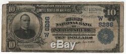 1902 $10 First National Bank STROMSBURG Nebraska Note Currency 18 Known RARE