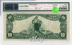 1902 $10 Fourth National Bank PMG 30 Cincinnati Ohio Red Seal Currency JY541