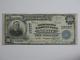 1902 $10 Large Size Us National Currency Merchants Bank Mobile Alabama 13097