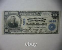 1902 $10 NATIONAL CURRENCY Bank Note INDIANAPOLIS IND. FLETCHER AMERICAN BANK