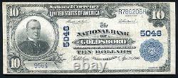 1902 $10 National Bank Of Goldsboro, Nc National Currency Ch. #5048