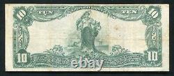 1902 $10 National Bank Of The Republic Of Chicago, IL National Currency Ch. #4605