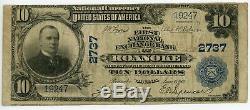 1902 $10 Roanoke Virginia First National Exchange Bank National Currency JB971