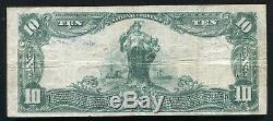 1902 $10 Rs National Bank Of Commerce New York, Ny National Currency Ch. #733