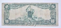 1902 $10 St. Louis National Bank Of Commerce Nat'l Currency Large 4178 8538