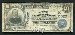 1902 $10 The City National Bank Of Duluth, Mn National Currency Ch. #6520