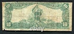 1902 $10 The City National Bank Of Duluth, Mn National Currency Ch. #6520