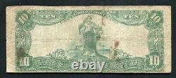 1902 $10 The City National Bank Of Duluth, Mn National Currency Ch. #6520 (c)