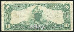 1902 $10 The City National Bank Of Gloversville, Ny National Currency Ch. #9305