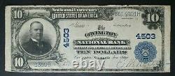1902 $10 The Covington National Bank, Virginia National Currency Note