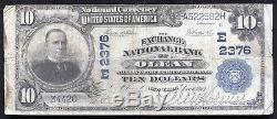 1902 $10 The Exchange National Bank Of Olean, Ny National Currency Ch #2376